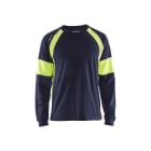 BLAKLAEDER - Langarm ShirtMarineblau/Gelb M