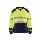 BLAKLAEDER - High Vis SweatshirtHigh Vis Gelb/Marineblau 4XL
