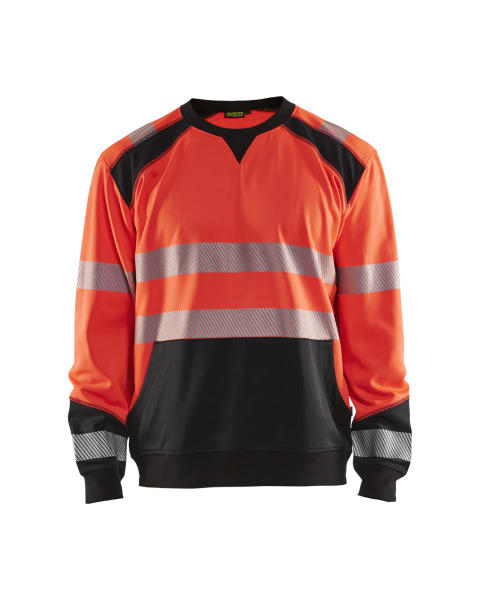 BLAKLAEDER - High Vis SweatshirtHigh Vis Rot/Schwarz 4XL