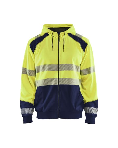 BLAKLAEDER - High Vis KapuzensweaterHigh Vis Gelb/Marineblau XXL