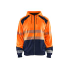 BLAKLAEDER - High Vis KapuzensweaterHigh Vis Orange/Marineblau XL