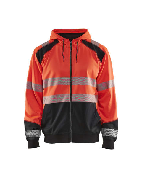 BLAKLAEDER - High Vis KapuzensweaterHigh Vis Rot/Schwarz XXXL
