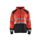 BLAKLAEDER - High Vis KapuzensweaterHigh Vis Rot/Schwarz XL