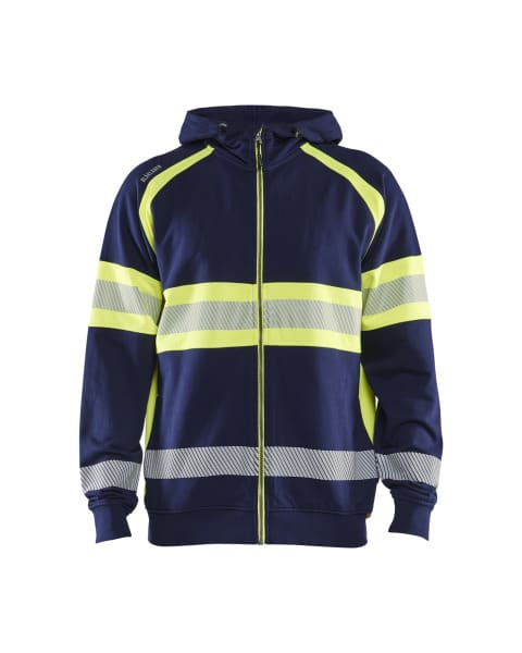 BLAKLAEDER - High Vis KapuzenjackeMarineblau/ High Vis Gelb M