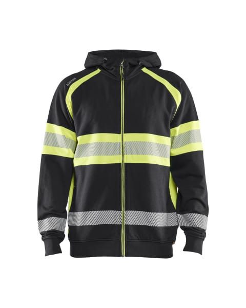 BLAKLAEDER - High Vis KapuzenjackeSchwarz/Gelb 4XL