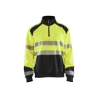 BLAKLAEDER - High Vis Sweatshirt Half-ZipHigh Vis Gelb/Schwarz M
