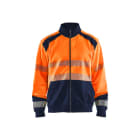 BLAKLAEDER - High Vis Sweatshirt mit ReißverschlussHigh Vis Orange/Marineblau S
