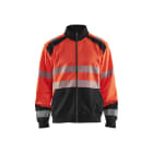 BLAKLAEDER - High Vis Sweatshirt mit ReißverschlussHigh Vis Rot/Schwarz XL