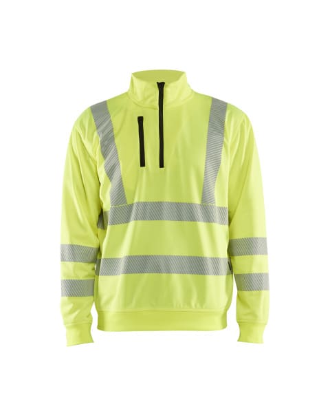 BLAKLAEDER - High Vis Sweatshirt Half-ZipHigh Vis Gelb L