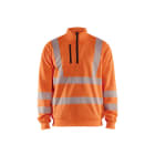 BLAKLAEDER - High Vis Sweatshirt Half-ZipHigh Vis Orange XS