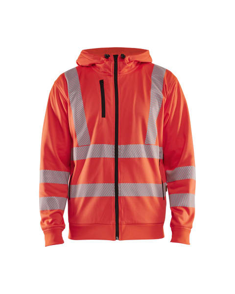 BLAKLAEDER - High Vis Kapuzensweater mit ReißverschlussHigh Vis Rot S