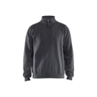 BLAKLAEDER - Sweatshirt mit Half-ZipMittelgrau L