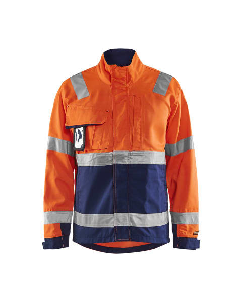 BLAKLAEDER - High Vis JackeHigh Vis Orange/Marineblau XXL