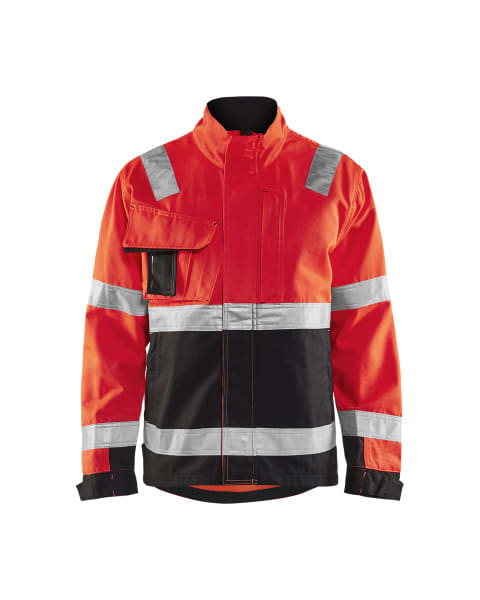 BLAKLAEDER - High Vis JackeHigh Vis Rot/Schwarz 4XL