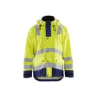 BLAKLAEDER - Regenjacke Level 2High Vis Gelb/Marineblau XL