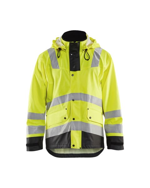 BLAKLAEDER - Regenjacke Level 2High Vis Gelb/Schwarz L