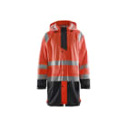 BLAKLAEDER - High Vis Regenjacke Level 1High Vis Rot/Schwarz S