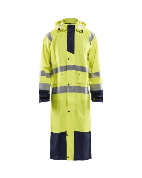 BLAKLAEDER - High Vis Regenmantel Level 1High Vis Gelb/Marineblau L