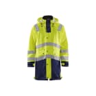 BLAKLAEDER - High Vis Regenmantel Level 3High Vis Gelb/Marineblau XXXL