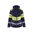 BLAKLAEDER - Damen High Vis Softshell JackeMarineblau/ High Vis Gelb XXXL