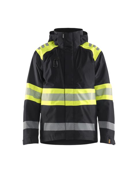 BLAKLAEDER - High Vis Shell JackeSchwarz/Gelb XS