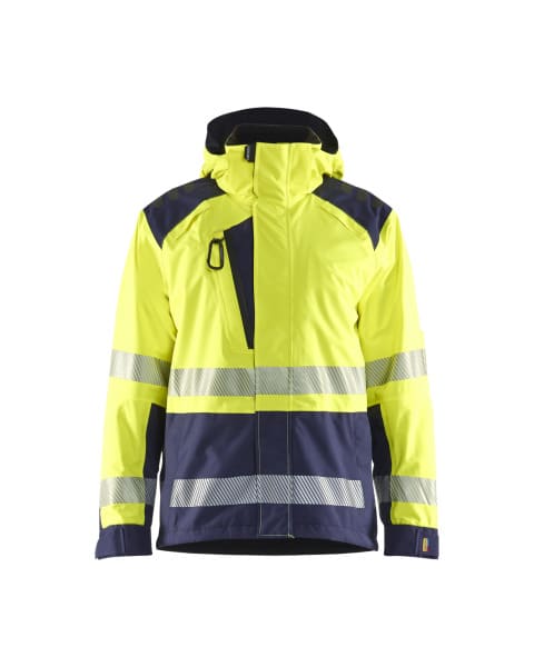 BLAKLAEDER - High Vis Shell JackeHigh Vis Gelb/Marineblau 4XL