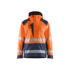 BLAKLAEDER - High Vis Shell JackeHigh Vis Orange/Marineblau M