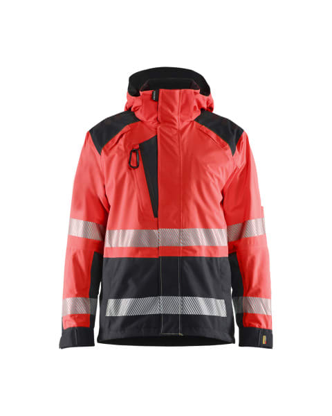BLAKLAEDER - High Vis Shell JackeHigh Vis Rot/Schwarz S