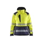 BLAKLAEDER - Damen High Vis Shell JackeHigh Vis Gelb/Marineblau L