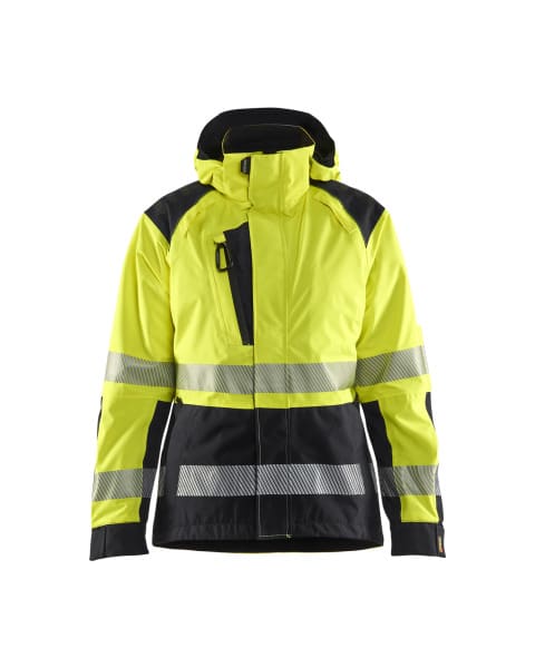 BLAKLAEDER - Damen High Vis Shell JackeHigh Vis Gelb/Schwarz XXL