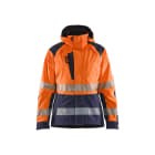 BLAKLAEDER - Damen High Vis Shell JackeHigh Vis Orange/Marineblau XXXL