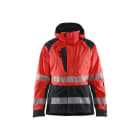 BLAKLAEDER - Damen High Vis Shell JackeHigh Vis Rot/Schwarz XS