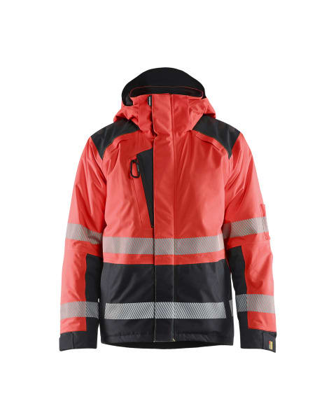 BLAKLAEDER - High Vis WinterjackeHigh Vis Rot/Schwarz 4XL