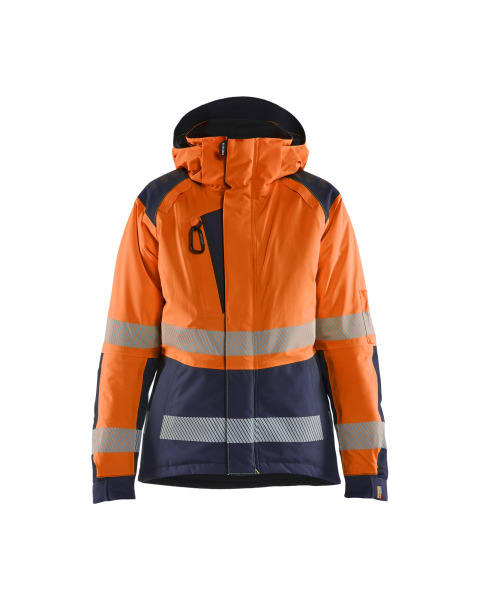 BLAKLAEDER - Damen High Vis WinterjackeHigh Vis Orange/Marineblau S