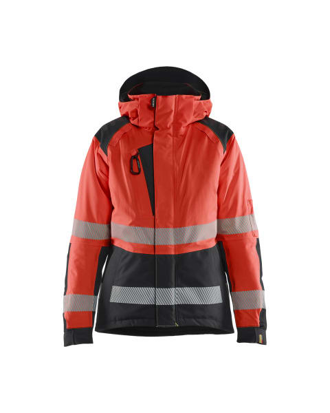 BLAKLAEDER - Damen High Vis WinterjackeHigh Vis Rot/Schwarz XXL
