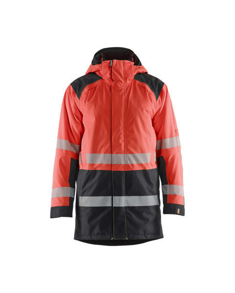 BLAKLAEDER - High Vis WinterparkaHigh Vis Rot/Schwarz XXL