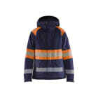 BLAKLAEDER - Damen High Vis WinterjackeMarineblau/Orange XXXL