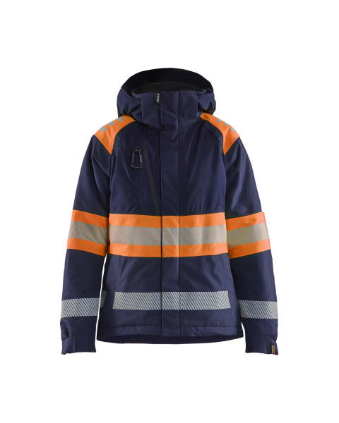 BLAKLAEDER - Damen High Vis WinterjackeMarineblau/Orange M