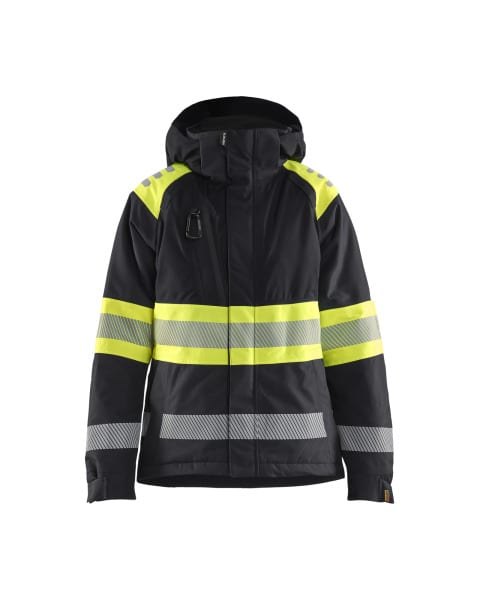 BLAKLAEDER - Damen High Vis WinterjackeSchwarz/Gelb S