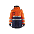 BLAKLAEDER - Damen High Vis Winter ParkaHigh Vis Orange/Marineblau S