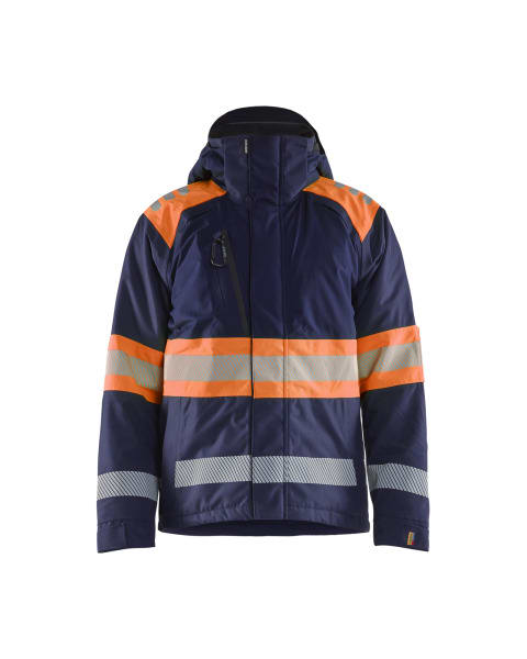 BLAKLAEDER - High Vis WinterjackeMarineblau/Orange XL