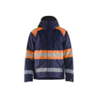 BLAKLAEDER - High Vis WinterjackeMarineblau/Orange XXL