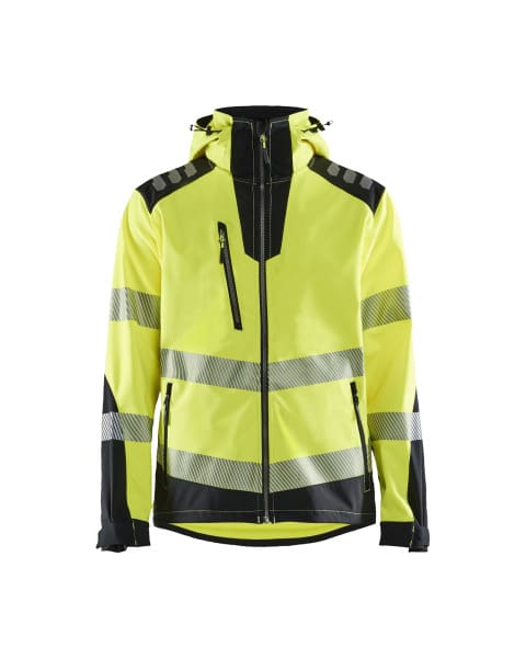 BLAKLAEDER - High Vis Softshell JackeHigh Vis Gelb/Schwarz L