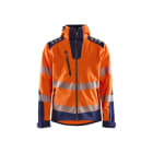BLAKLAEDER - High Vis Softshell JackeHigh Vis Orange/Marineblau L