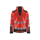 BLAKLAEDER - High Vis Softshell JackeHigh Vis Rot/Schwarz XXL