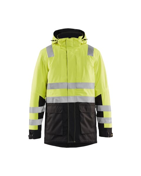BLAKLAEDER - High Vis ParkaHigh Vis Gelb/Schwarz 4XL