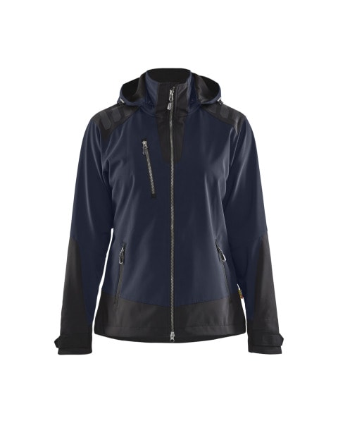 BLAKLAEDER - Damen Softshell JackeDunkel Marineblau/Schwarz S