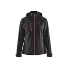 BLAKLAEDER - Damen Softshell JackeSchwarz/Rot L
