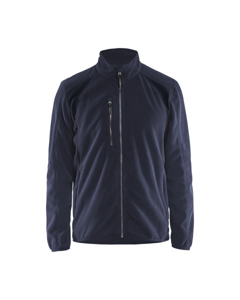 BLAKLAEDER - FleecejackeDunkel Marineblau/Schwarz XXXL