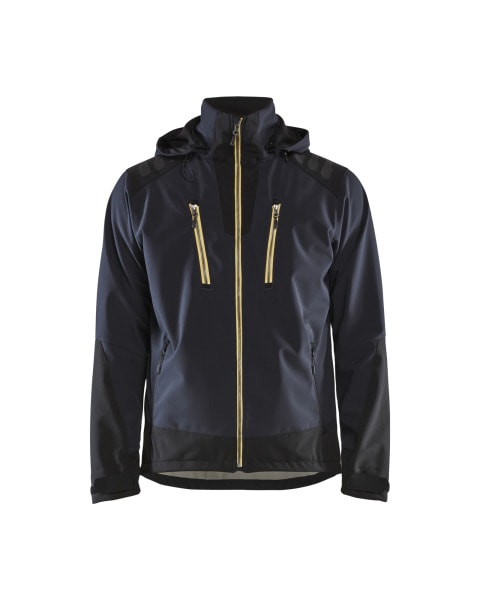 BLAKLAEDER - Softshell JackeDunkelblau/Gelb M